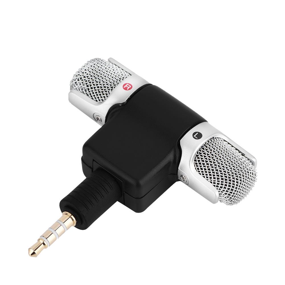 Mini Stereo Mikrofon Mic 3,5mm Pozlacený Konektor Jack pro Telefony Andriod a iPhony
