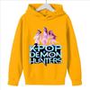 KPop Demon Girls Fashion Casual Sweatshirt Movie New Kids K-Pop Demon Hunters Hooded Tops Toddler Girl Clothes Hunters Hoodie