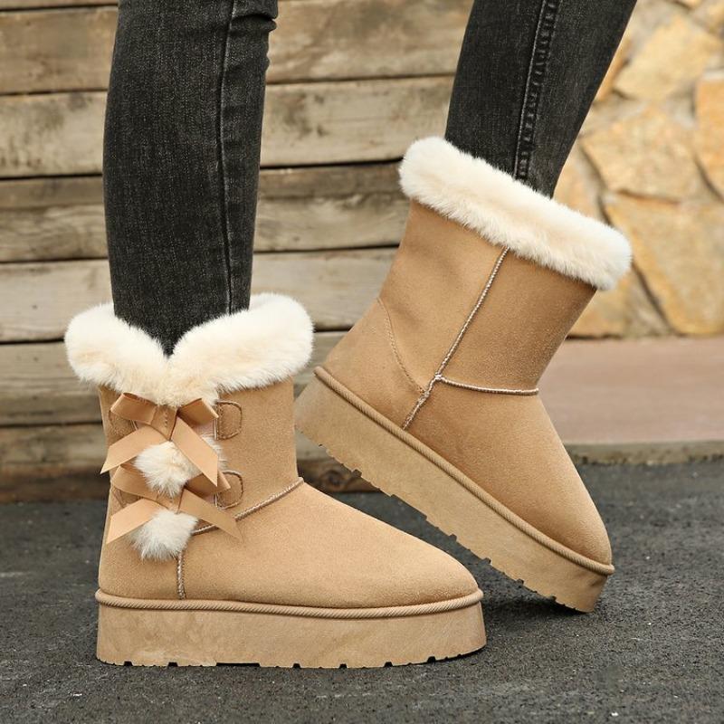 Winter new thick-soled velvet thickened snow boots women's warm towel short boots cotton shoes women