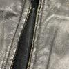 VINTAGE Vintage Leather Black TALON Zip Padded Jacket Jacket 36 blackUsed