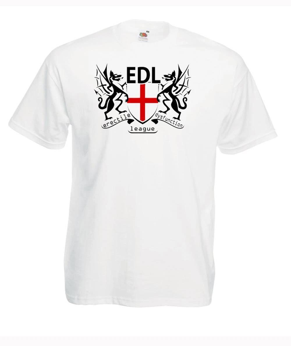 Mens Erectile Dysfunction League Unisex White 100% Cotton T-shirt Mens Tees Top M