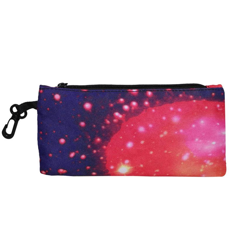 Solid Color Pencil Bag Canvas Single-layer Student Stationery Box Pencil Bag To Customize