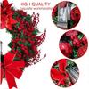 Christmas Wreath Wall Hanging Ornament Merry Christmas Front Door Decorative Wreath,Artificial Pine
