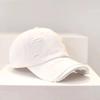 Vintage-Style Casual Baseball Cap with Distressed Details, Soft Top, Curved Brim, and Face-Revealing Duckbill Design