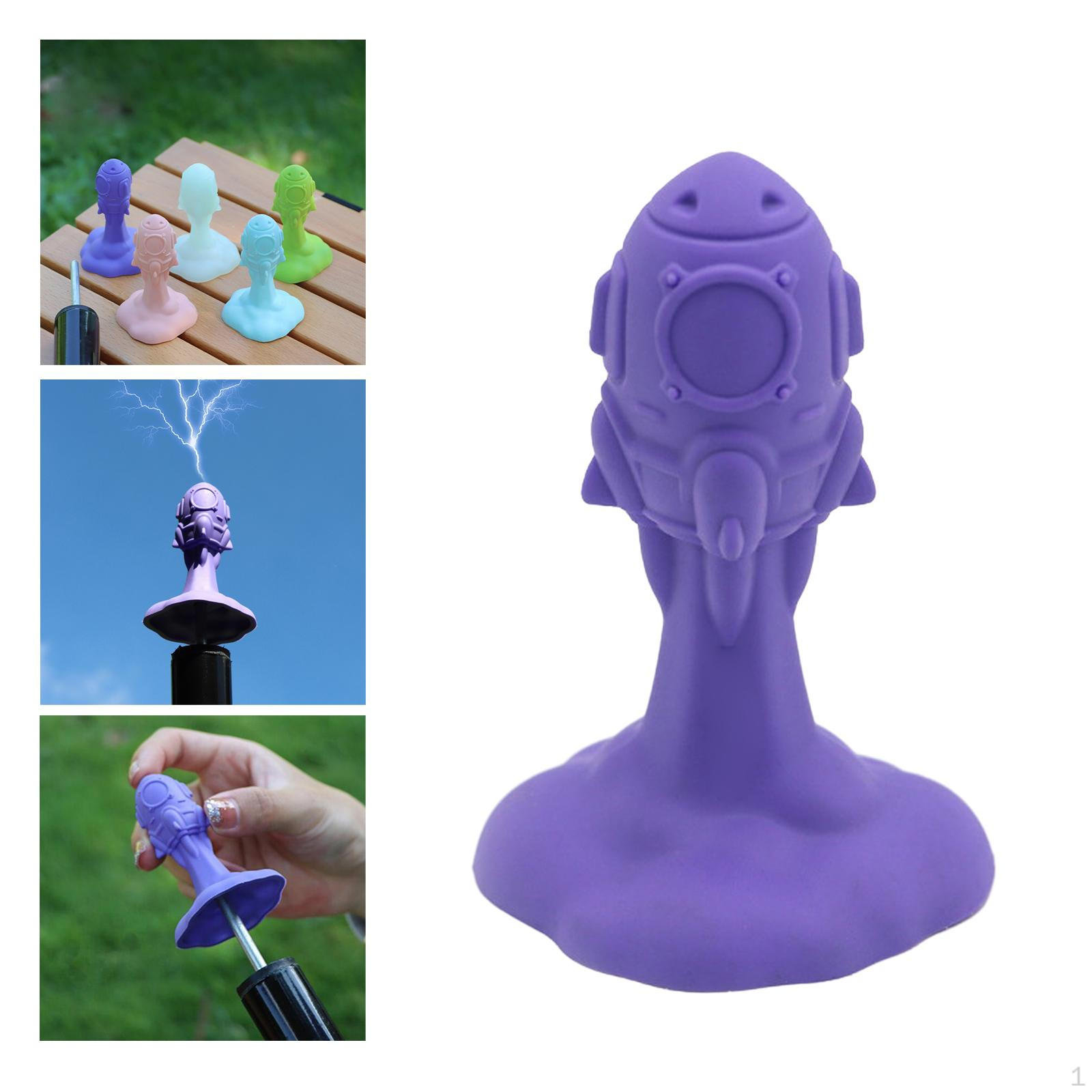 

Защитный колпачок для палаточного столба, защита от грома, шляпа, захваты для брезента для кемпинга Purple