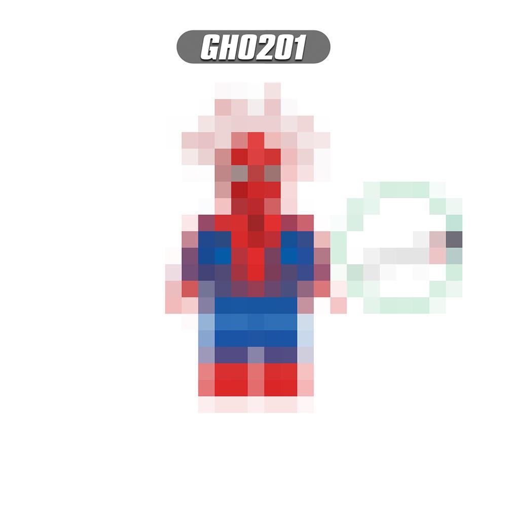 Peter Parker Shadow Crimson Flower Building Blocks Set