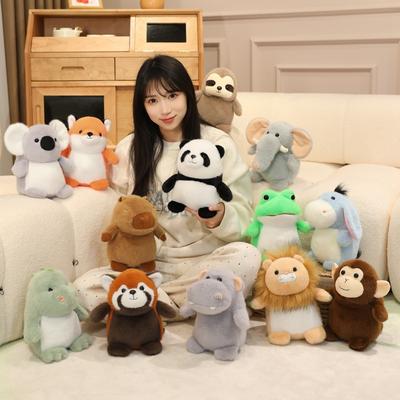 Niedliches niedliches Tier Panda Koala Puppe Plüschtier Elefant Löwe Puppe Kinder Beruhigungspuppe
