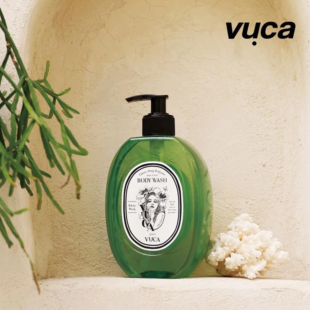 VUCA Deep Perfume Body Wash White Musk Scent 510ml X 2