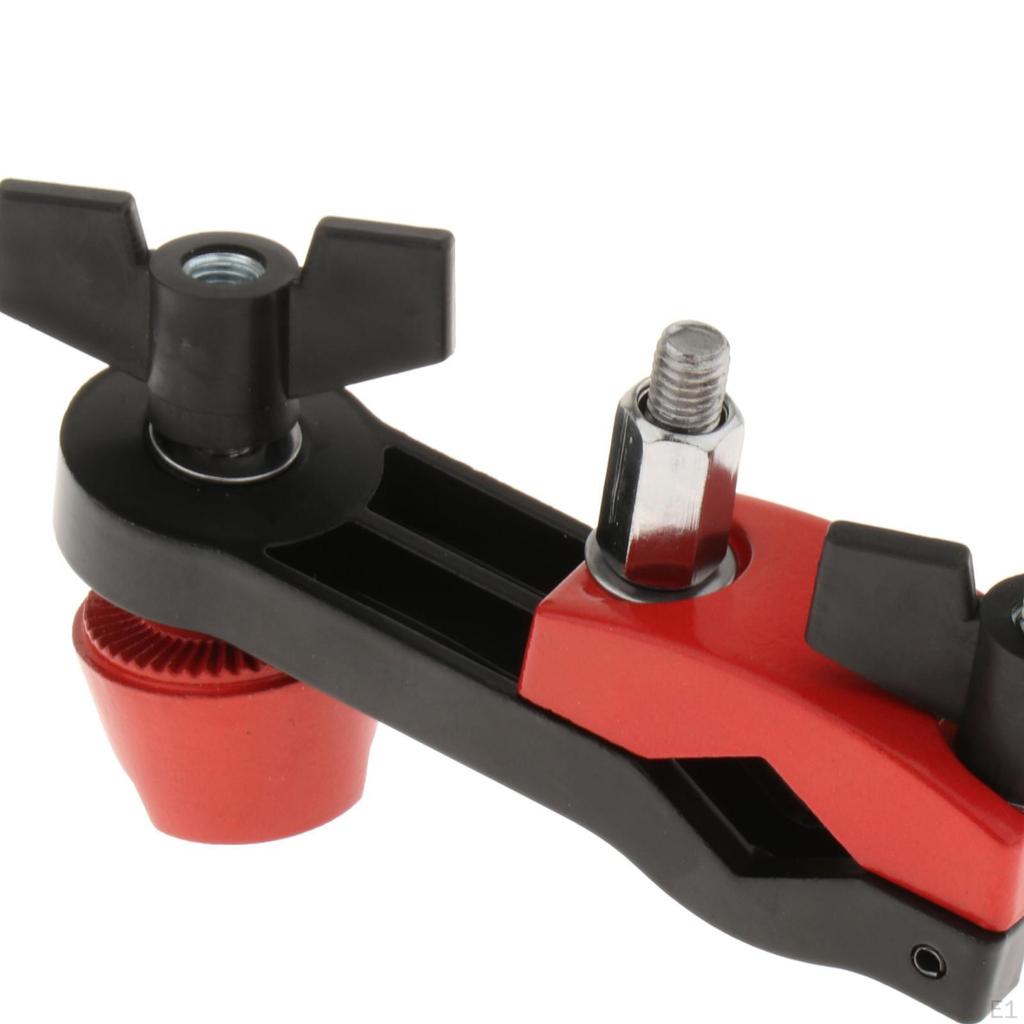 Drum Cymbal Arm Bracket Multi Clamp V To Eyebolt MEGA Clamps Percussion Practice Set