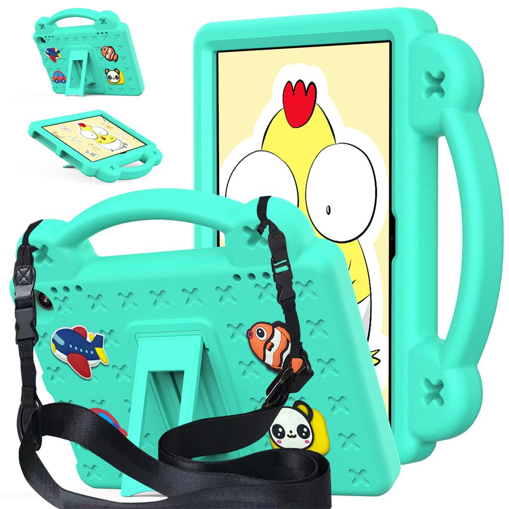 For Amazon Fire HD 8 (2024) Case Kids Cartoon Patterns Hand Grip Kickstand Tablet EVA Cover