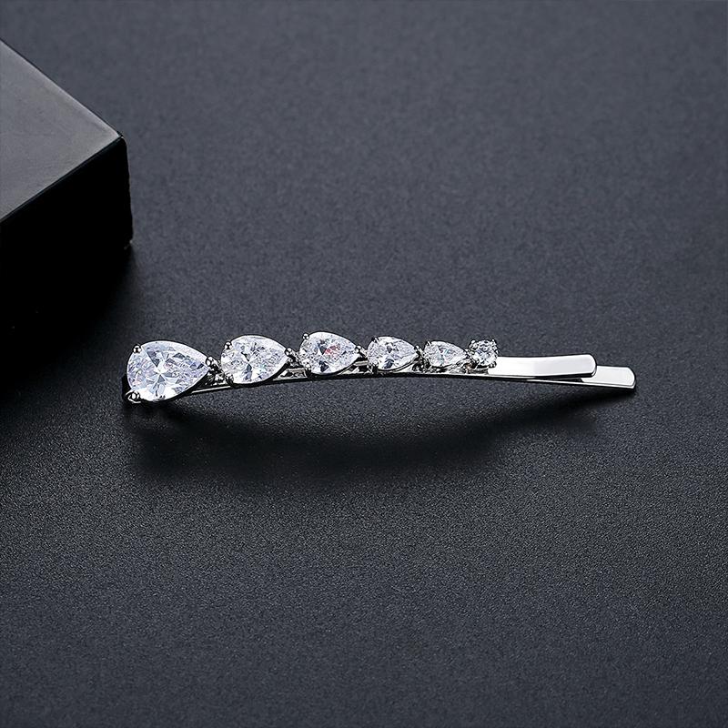 LUOTEEMI Trendy Woman Geometrical Clip Korean Accessories Pin for Girl Hair Fashion Jewelry