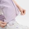 FILA Original Fashion Simple Classic Retro Sports Style Versatile Comfortable Loose Woven Casual Pants Women bottoms Bell-Purple F51W629801FPU