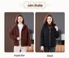 Women's Cotton-Padded Coat: 2024 Autumn/Winter Loose Fit, Plus Size, Short, Thickened, Warm Outerwear.