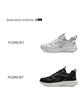 Men's Shoes With Breathable Mesh Versatile Casual Suitable Teenagers' Running Anti Slip Sports Height Increasing Plus Size White Dad