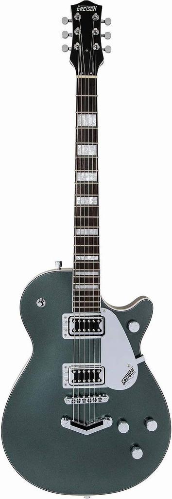 GRETSCH G5220 BT Electric Guitar with Black Walnut Jade Grey Metallic Electromatic® Jet™ Single-Cut V-Stoptail, Fingerboard,