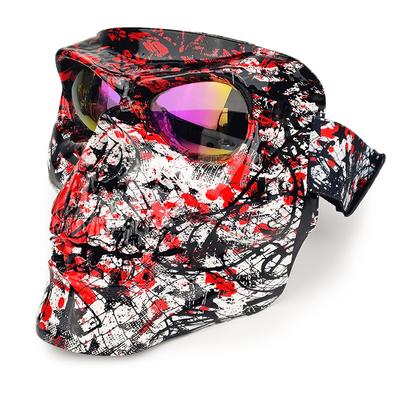 Glasses Water Turning Ghost Head Goggles Mask Motorcycle Riding Mask Windproof Warm Outdoor Protection