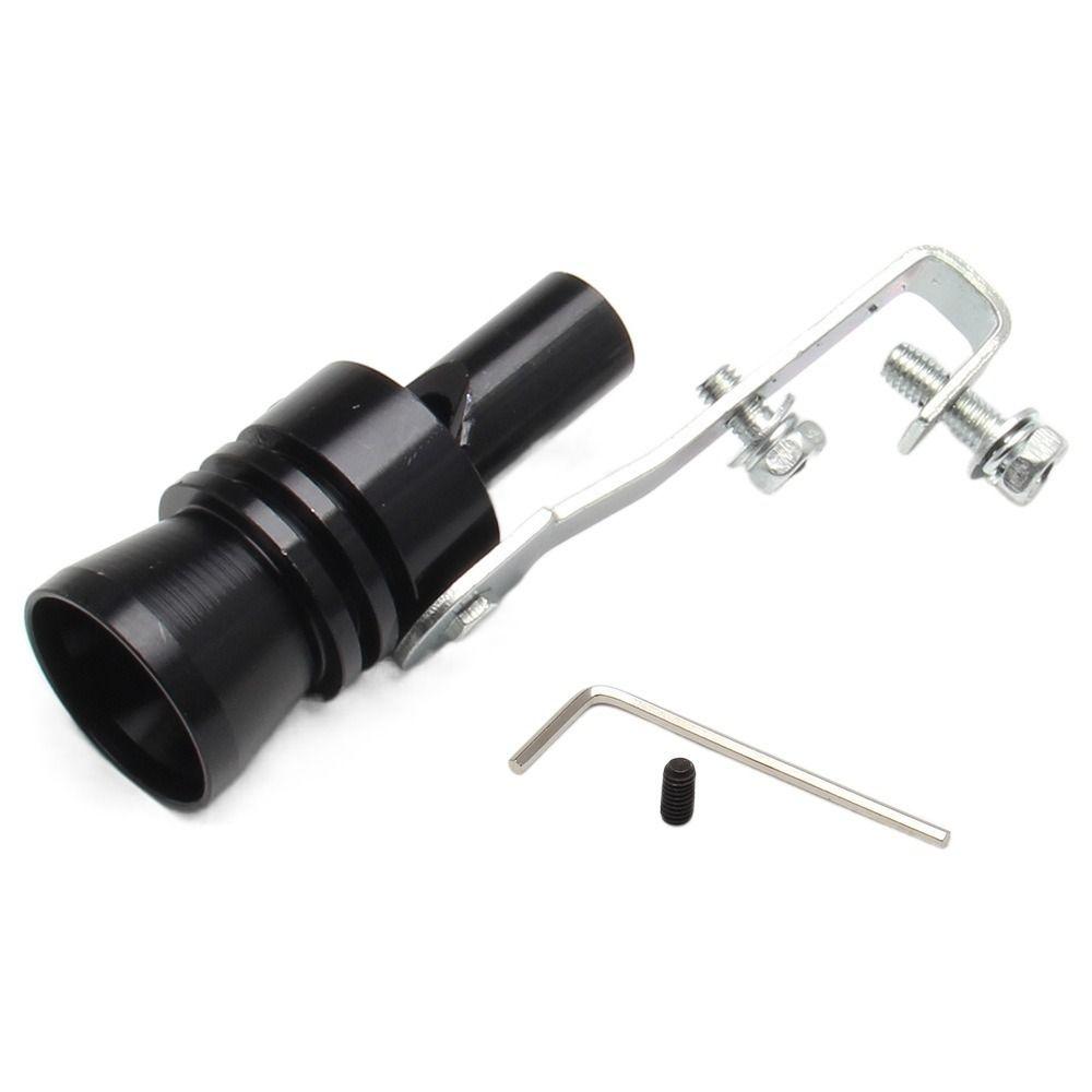 XL Size Sound Simulator Tailpipe Turbo Sound Whistle Universal Car Turbomuffler  Motorcycle