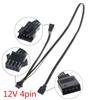 Motherboard RGB SYNC Splitter 12V 4Pin RGB Fan LED Strip HUB Transfer Extension Cable Compatible for Giga/Microstar/for