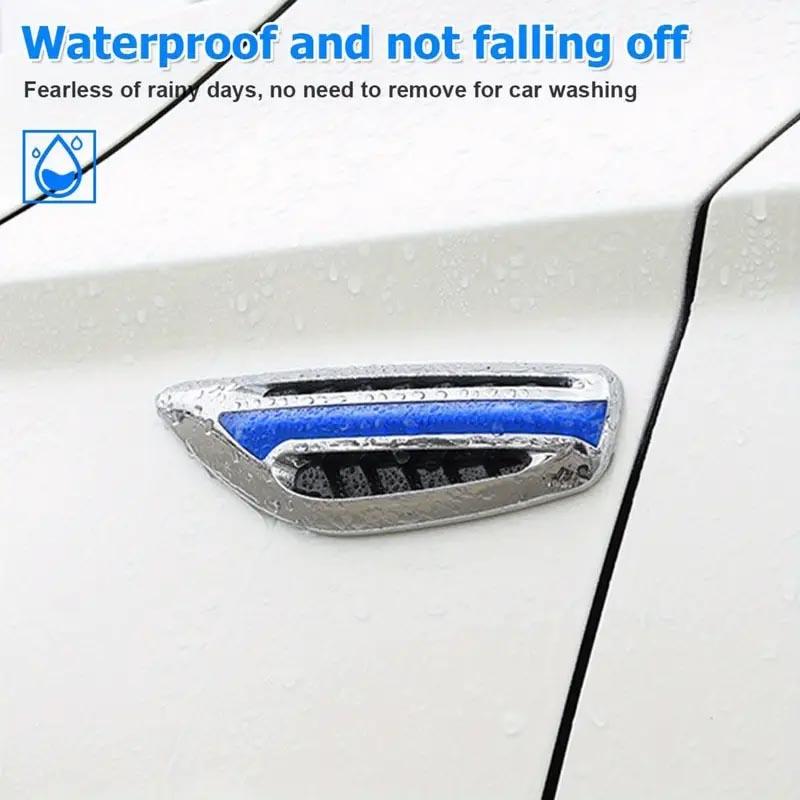 Car Leaf Panel Stickers Side Door Mudguard Stickers Car Door Side Fender Blade Decal Sticker waterproof