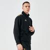 Adidas Vintage Sports Solid Color Stand Collar Casual Logo Jacket Unisex Jacket Black Gold TR90JT-BG
