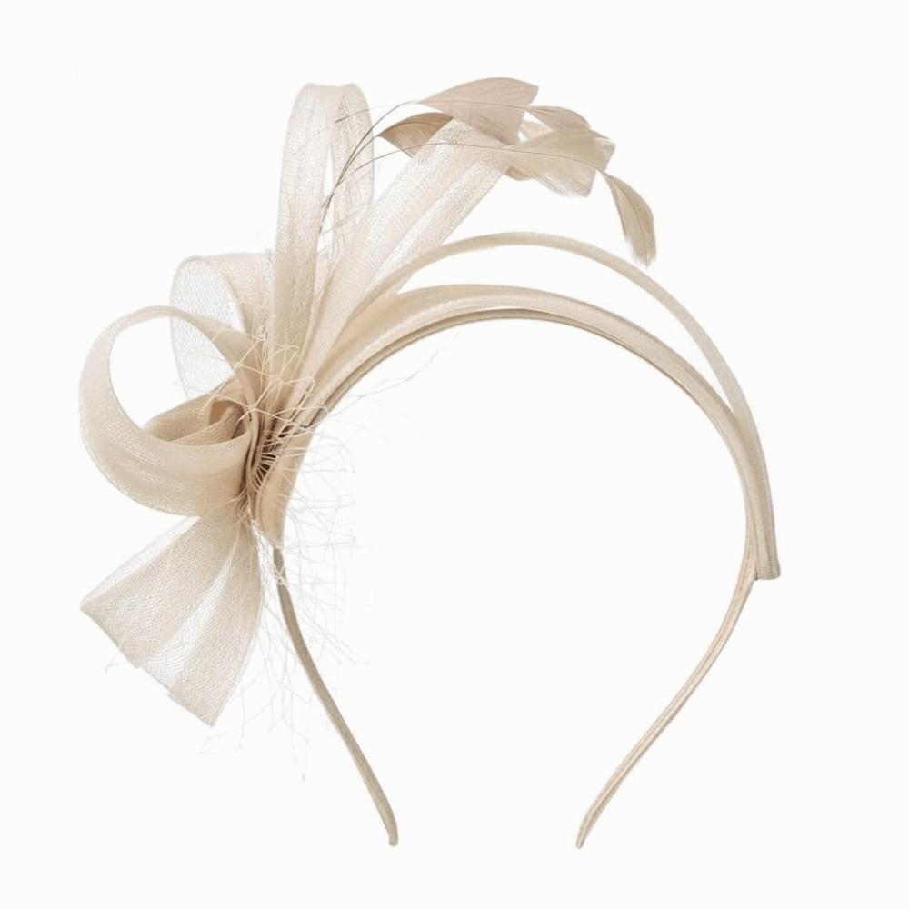 Haarschmuck Feder Netz Stirnband Einfarbige Vintage Elegante Fascinator Haarreif Kopfbedeckung Kreativ