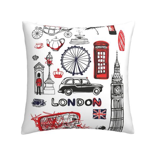 Pillowcase Bedroom Cushion Cover Decoration Home Decor Living Room Sofa Graffiti