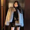 Autumn and Winter Imitation Fox Hair Fluffy Light Short Coat Slim Fur Coat Women