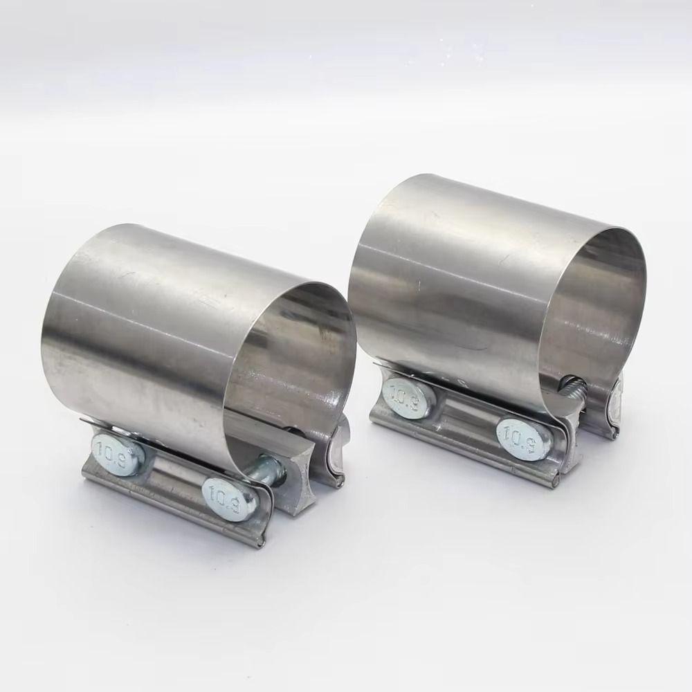 40/45/50/55/57/60/63mm Pipe Connection Hoop Stainless Steel Exhaust Clamp  Car Exhaust System