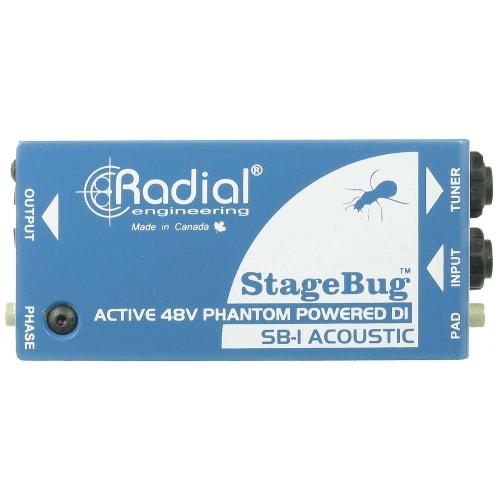 Radial StageBug SB-1 Acoustic DI Box for Electric/Acoustic Guitars (Officially Imported in Japan)