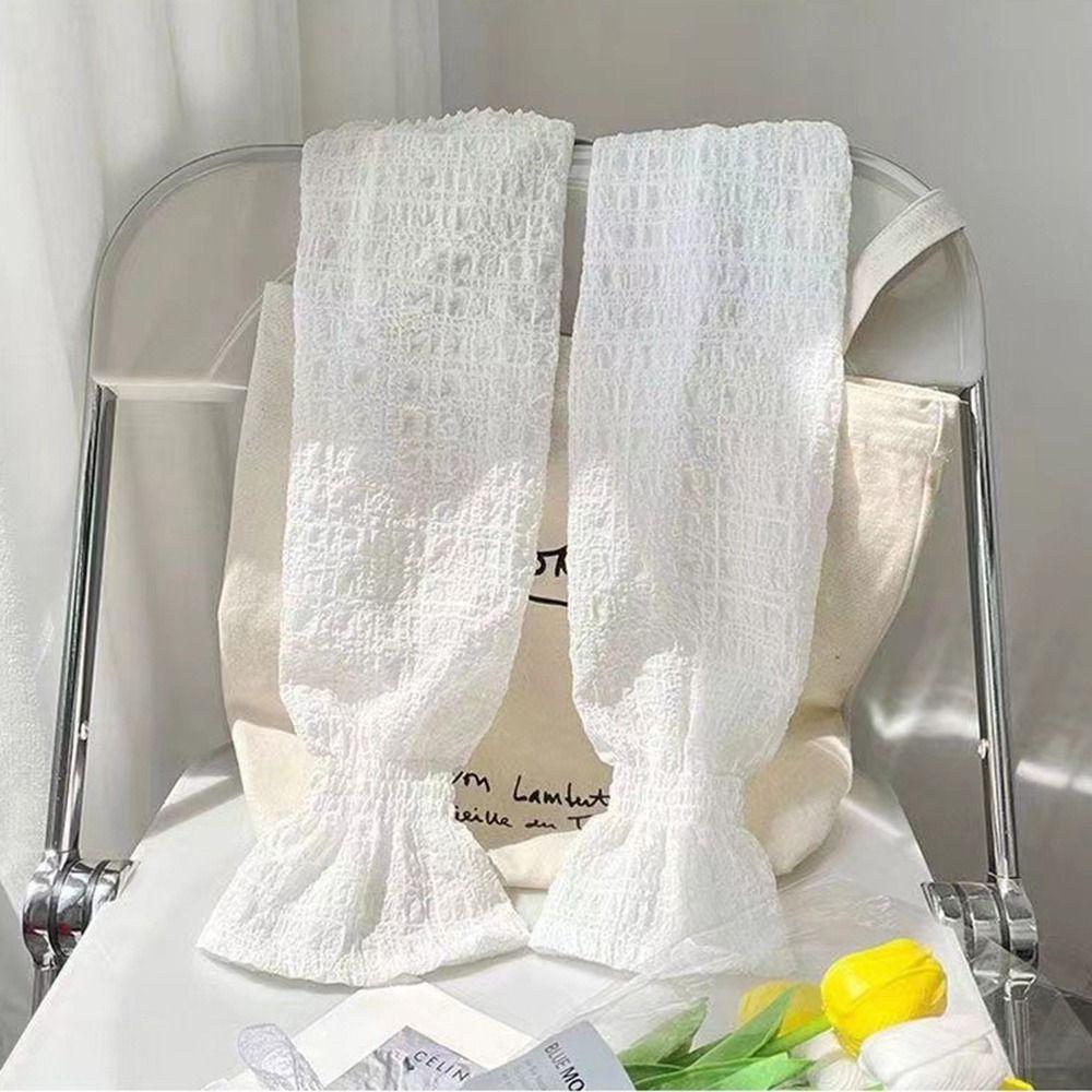For Women Driving Bubble UV Protection Sunscreen Sleeves Chiffon Sleeve Cooling Sleeves Arm Sleeves