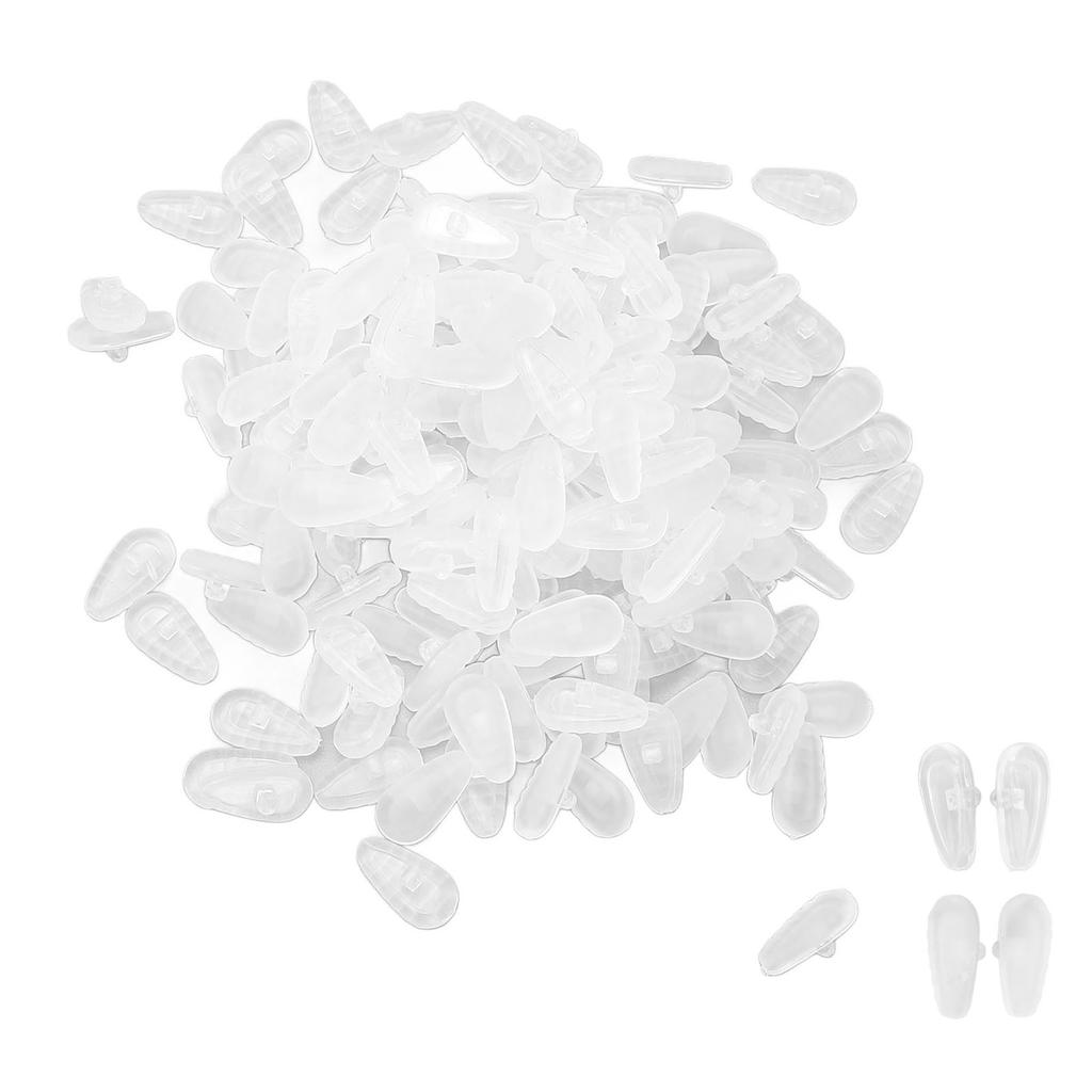 100 Paar Silikon Luftkissen Nasenpads Brillen Nasenpads Nasenrückenpads Ersatz für Eyegl