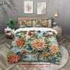 Three-Dimensional Flower Three-Piece Set, Bedding Plant Flower 3D Digital Printing Abrasive Pillowcase Quilt Cover