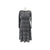 Specchio Long Sleeve Dress Boat Neck 452 544