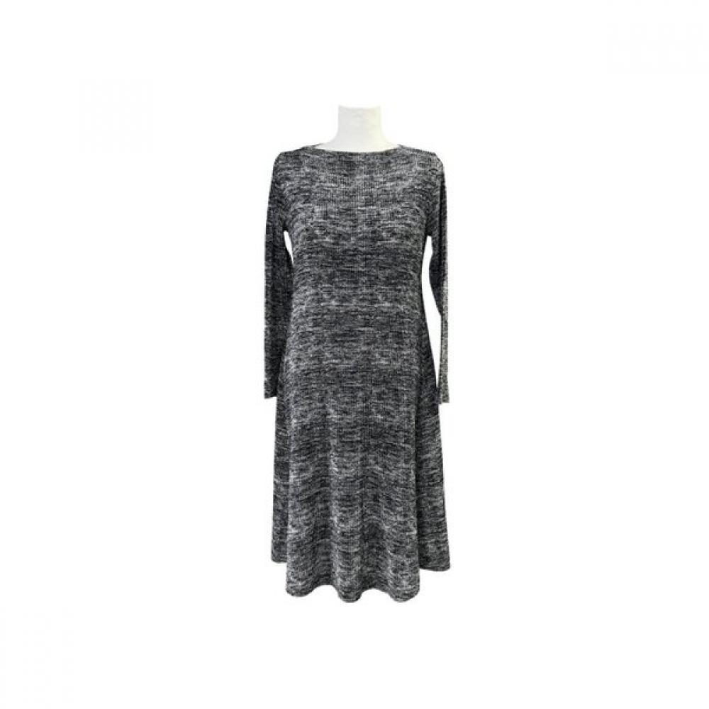 Specchio Long Sleeve Dress Boat Neck 452 544