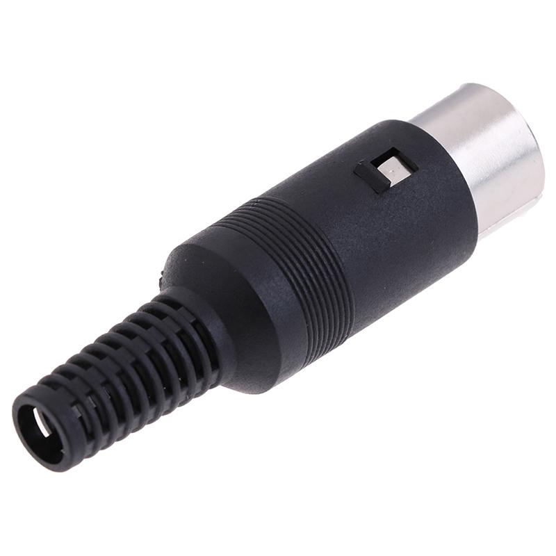 Din Plug 13 Pin Male Inline Audio Adapter Connector for St Kenwood Icom