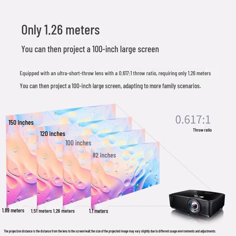 Optoma X3188ST 3300 Lumen XGA Short-Throw Projector (CN Version)