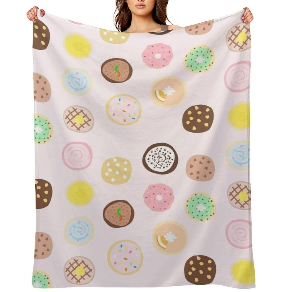 Crumbl Cookie Assortment Yum! Throw Blanket Heavy Luxury Giant Sofa Bed linens Blankets