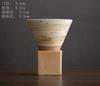 Retro Coffee Cup Creative Hexagonal Cup Light Luxury Coarse Pottery Mug Handmade Cup Nordic Design Cone Cup