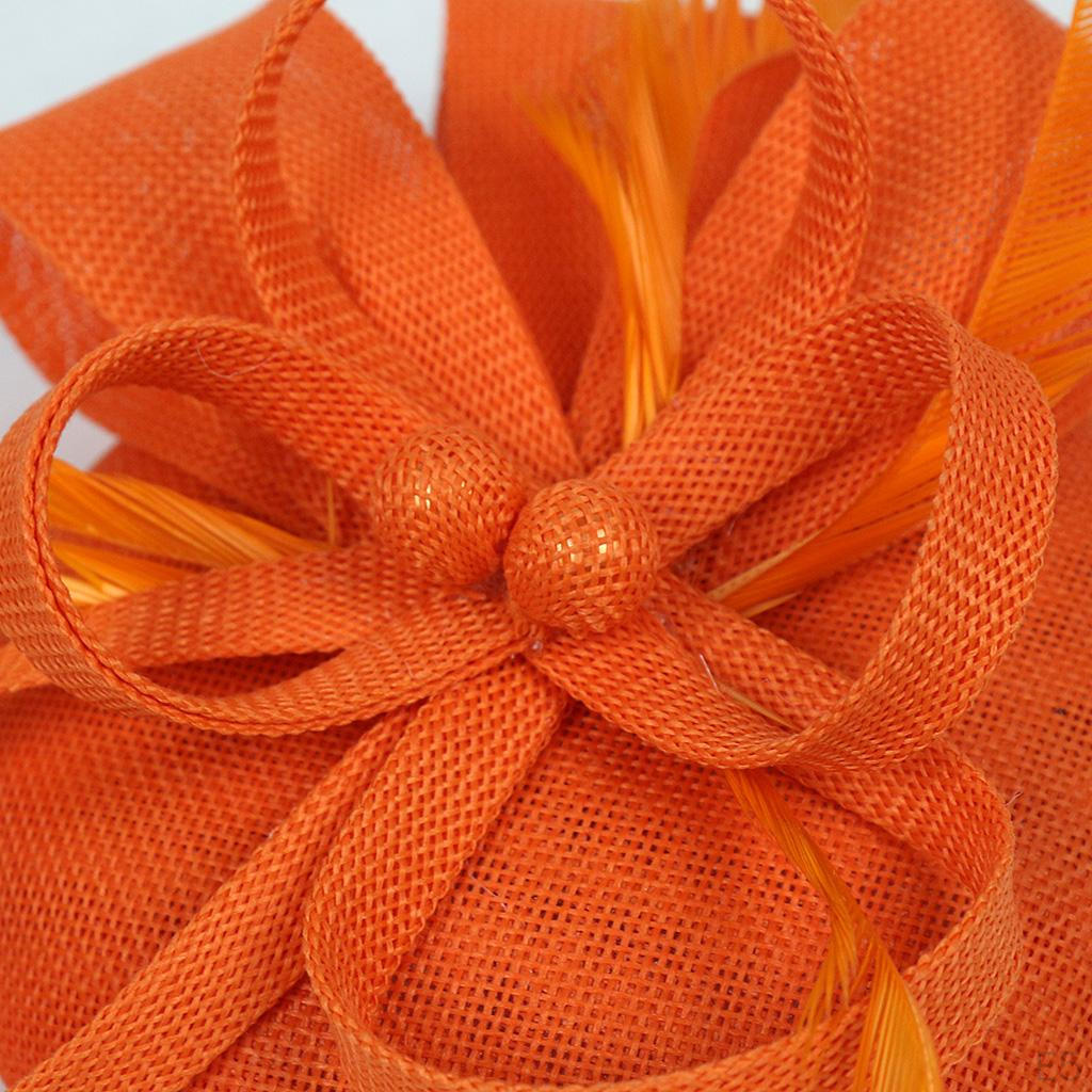 1920s Feather Fascinator Church Hair Clip Headpiece Hat