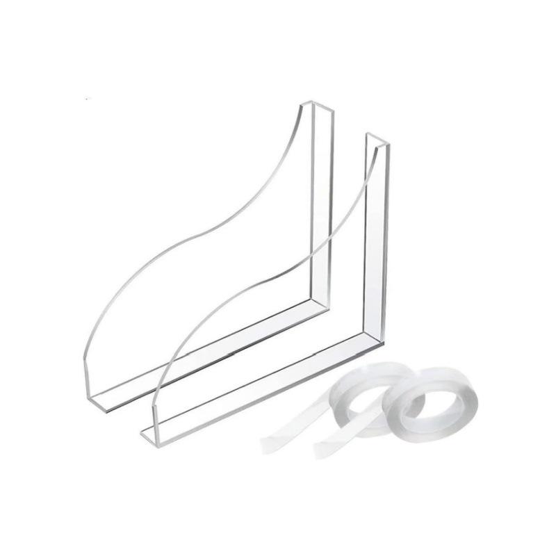 Acrylic Transparent Waterproof Splash Guard for Shower and Bathtub
