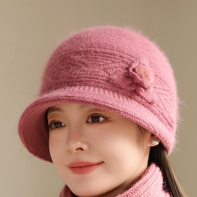 

The Elderly Winter Hat Female Mother Hat Fleece Warm Wool Hat only hat