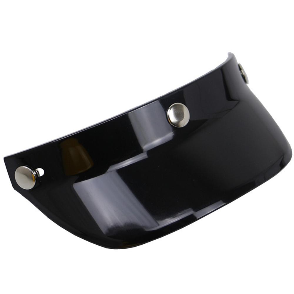 Motorrad-Visier für Helme mit 3 Knöpfen Retro-Stil