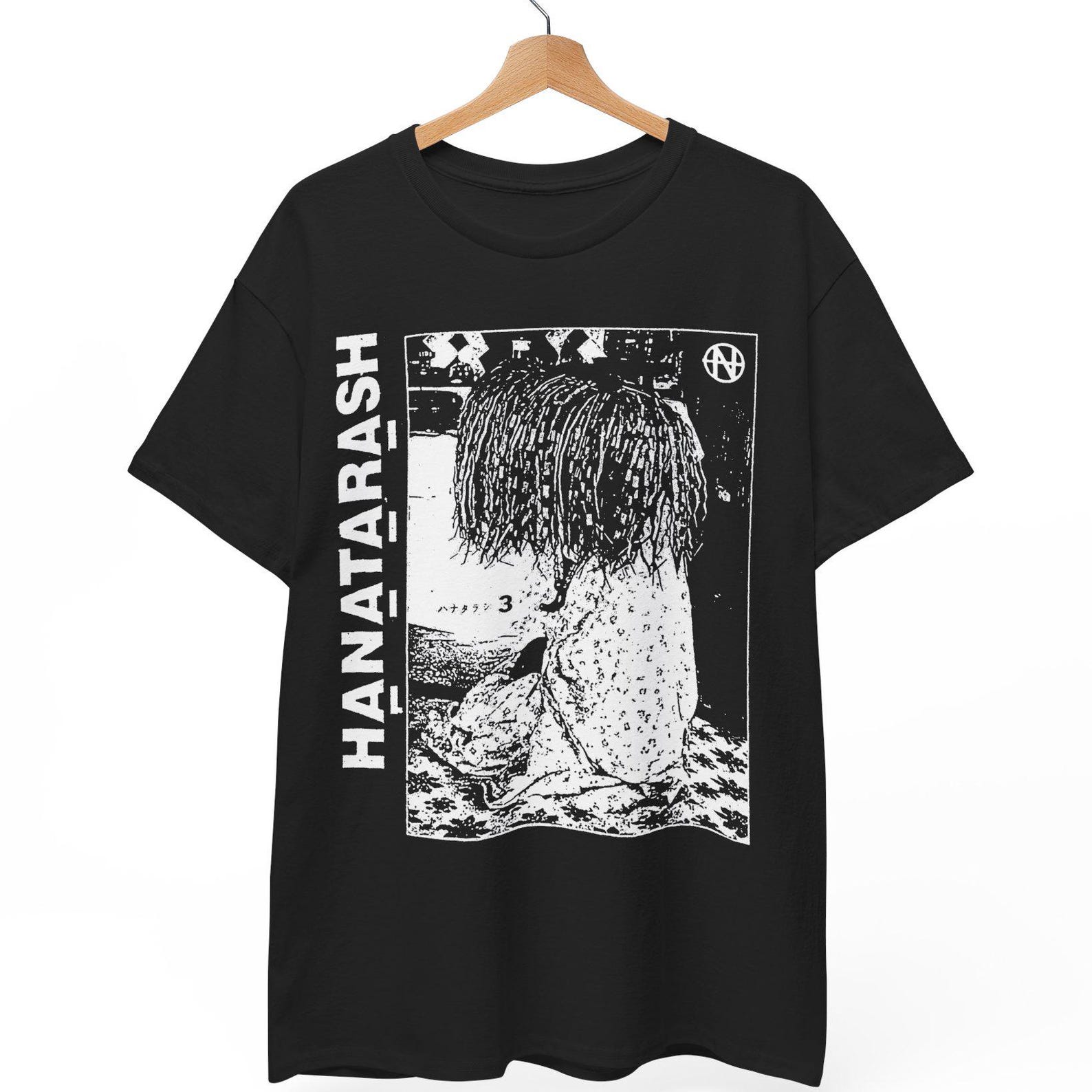 Hanatarash Shirt, Japanese Noise Rock T-Shirt, Yamantaka Eye Boredoms Band Tee, Hanatarash 3 Japanoise Graphic Top, S to 5XL S