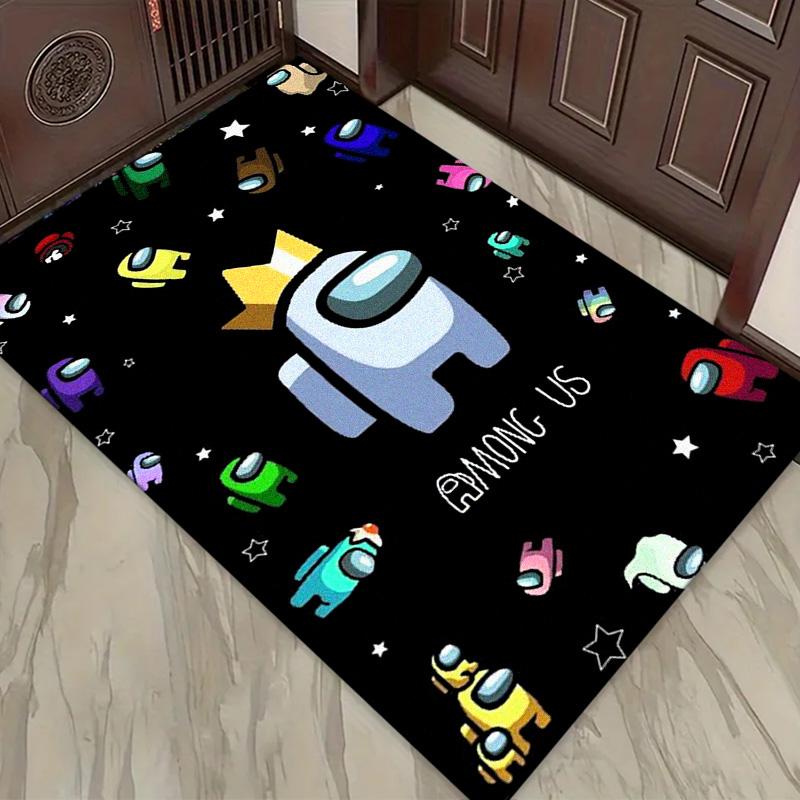Among Us Teppich für Wohnzimmer Schlafzimmer Zuhause Sofadekoration, Kinder spielen Rutschfeste Bodenmatte