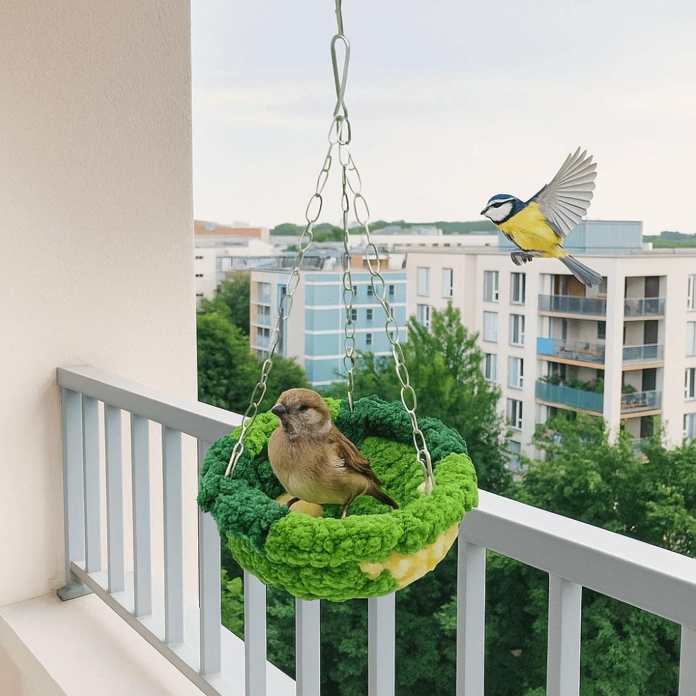 Parrot Birdhouse Warm Bird Hanging Hammock Thicken Bite Resistant Parrot Cotton Nest Comfortable Soft Parrot Sleeping Bed Aviary