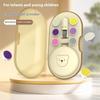 Elektrisk baby-nageltrimmer Milt slipsystem Med förvaringsfodral Lätt design Säker för nyfödda