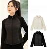 Cotton-padded Jacket Women's Sweatshirt Stand-up Collar Warm Slim Coat Outdoor Sports Outerwear Autumn Winter