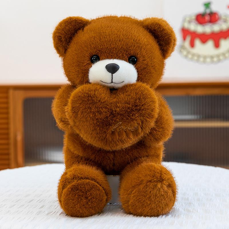 Love Variety Bear Plush Toy Wedding Gift Confession Teddy Bear Ring Doll