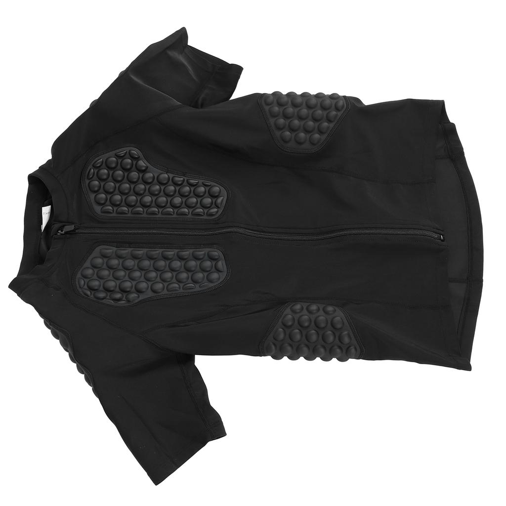 Maglia da Portiere Imbottita per Adulti con Protezioni in EVA Manica Corta Protettiva per Calcio Basket L