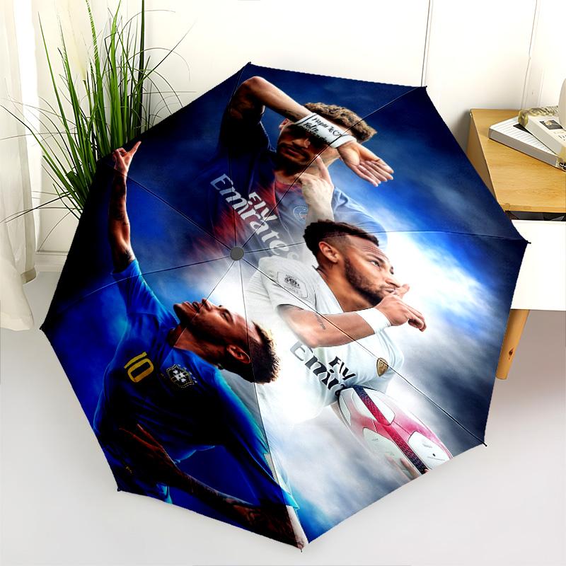Ronaldo's Goals Folding umbrella Portable Umbrella light Three folds Gift